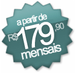 a partir de R$149,90 mensais
